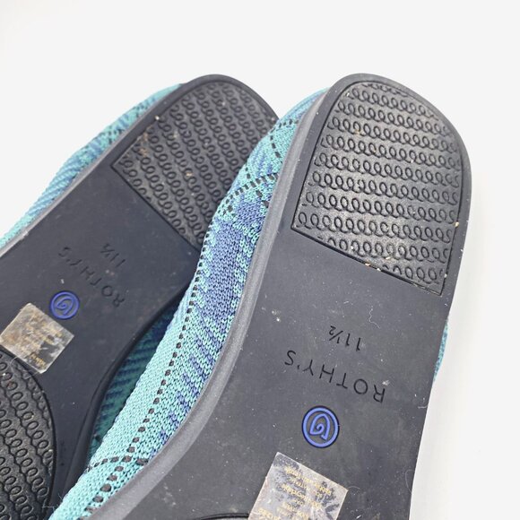 Rothy's The Flat in Pine Plaid - Picture 10 of 11